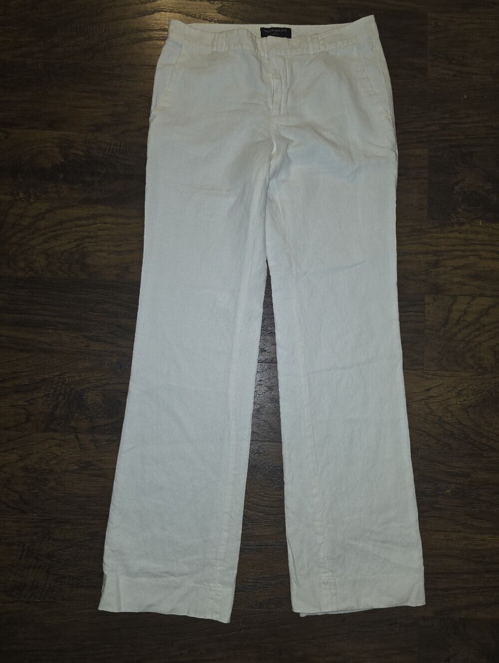 Banana Republic White Martin Fit trousers